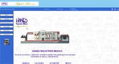 Desktop Screenshot of hanesindustriesmexico.com
